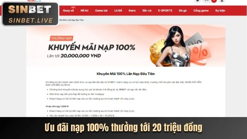 Khuyến mãi chào mừng thành viên mới e2betvip